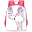 Opanchu Usagi Backpack StudentPack - Opanchu Usagi And Her Friend Illustration Art On White Background
