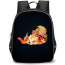 Pokemon Arcanine Backpack StudentPack - Arcanine Crawling Black Background