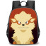 Pokemon Arcanine Backpack StudentPack - Arcanine Head Portrait Orange Background