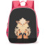 Pokemon Arcanine Backpack StudentPack - Arcanine Pop Art Black Background