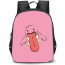 Pokemon Lickitung Backpack StudentPack - Lickitung Avatar On Pink Background