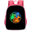 Pokemon Backpack StudentPack - Pokemon Orange Green Blue Vintage