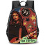 Foo Fighter Dave Backpack StudentPack - Dave Portrait Cartoon Collage Background