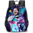 Post Malone Backpack StudentPack - Portrait Neon Sign Background