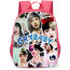Jennie Kim Backpack StudentPack - Jennie Kim Standing On Red Background