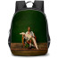 Deochii Backpack StudentPack - Doechii Sits Holding Crocodile Green Background
