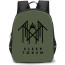 Sleep Token Backpack StudentPack - Sleep Token Logo Black And Green