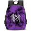 Sleep Token Backpack StudentPack - Sleep Token Logo Purple Smoke Background