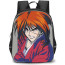 Rurouni Kenshin Kenshin Himura Backpack StudentPack - Kenshin Himura Struggling Head Portrait