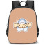 Samezu Shark Backpack StudentPack - Samezu Shark Jaggy Monday Sticker Art