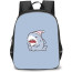 Samezu Shark Backpack StudentPack - Samezu Shark Jaggy Sitting Pose