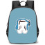 Samezu Shark Backpack StudentPack - Samezu Shark Jinbe Portrait Sticker Art