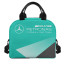 F1 Formula One Mercedes Benz Lunch Box - Mercedes Benz AMG Petronas F1 Team Cyan Background Poster