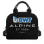 F1 Formula One Alpine Lunch Box - Alpine F1 Team And BWT Logo On Black Background