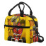 F1 Formula One Ayrton Senna Lunch Box - Ayrton Senna Side Portrait Yellow Background