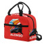 F1 Formula One Fernando Alonso Lunch Box - Fernando Alonso Helmet On Red Background