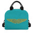 F1 Formula One Fernando Alonso Lunch Box - Fernando Alonso Logo On Cyan Background