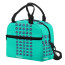 F1 Formula One George Russell Lunch Box - George Russell 63 Helmet 2023 On Cyan Background