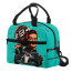 F1 Formula One George Russell Lunch Box - George Russell 63 Illustration On Cyan Background