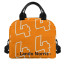 F1 Formula One Lando Norris Lunch Box - Lando Norris 4 Pattern Art On Orange Background