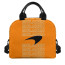 F1 Formula One Mclaren Lunch Box - Mclaren Word Art On Orange Background