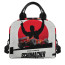F1 Formula One Michael Schumacher Lunch Box - Michael Schumacher Silhouette With Ferrari F1 2000 Gray Background