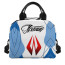 F1 Formula One Kimi Raikkonen Lunch Box - Kimi Raikkonen Logo On White Blue Graphic Art