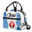 F1 Formula One Kimi Raikkonen Lunch Box - Kimi Raikkonen Logo On White Blue Graphic Art