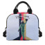F1 Formula One Sebastian Vettel Lunch Box - Sebastian Vettel 4 Time Champion Standing On Red Black Stripe