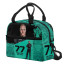 F1 Formula One Valtteri Bottas Lunch Box - Valtteri Bottas 77 Portrait On Black Cyan Background