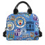 Manchester City F.C Lunch Box - Manchester City F.C Mania Collage Logo