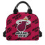 NBA Miami Heat Insulated Lunch Bag Box - Miami Heat Medley Monogram Wordmark