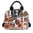 NFL Cincinnati Bengals Insulated Lunch Bag Box - Cincinnati Bengals Mania Collage Logo