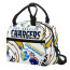 NFL Los Angeles Chargers Insulated Lunch Bag Box - Los Angeles Chargers Mania Collage Logo