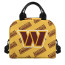 NFL Washington Commanders Insulated Lunch Bag Box - Washington Commanders Medley Monogram Wordmark