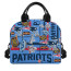 NFL New England Patriots Lunch Box - New England Patriots Super Bowl Championship Mania Collage Logo