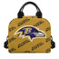 NFL Baltimore Ravens Insulated Lunch Bag Box - Baltimore Ravens Medley Monogram Wordmark
