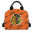 NHL Chicago Blackhawks Insulated Lunch Bag Box - Chicago Blackhawks Medley Monogram Wordmark