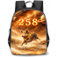 Pig Sign Primary Element Water Lucky Number 2 5 and 8 Backpack School Bag - Studentpack Black