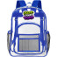 Keep Your Word Text Quote Transparent Clear Backpack School Bag - Clearpack Blue