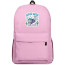 Seal Dive Into Your Future Text Quote Backpack School Bag - Superpack Pink