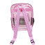 Start Now Text Quote Transparent Clear Backpack School Bag - Clearpack Pink