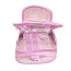 Start Now Text Quote Transparent Clear Backpack School Bag - Clearpack Pink