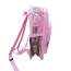 Start Now Text Quote Transparent Clear Backpack School Bag - Clearpack Pink