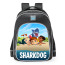 Sharkdog Characters School Backpack