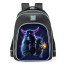 Clash Of Clans Wizard And Pekka School Backpack