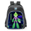Mega Man 11 Acid Barrier School Backpack