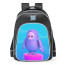 Fall Guys Cracked Skin School Backpack