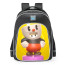 Fall Guys Cuphead Skin School Backpack