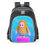 Fall Guys Dots Skin School Backpack